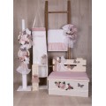 Βαπτιστικό Σετ "Λουλούδια Με Πεταλούδες" Loukia E606