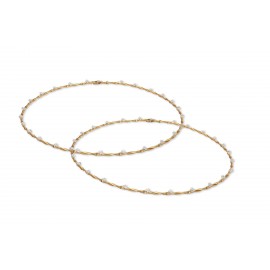 Οικονομικά Στέφανα Γάμου Χρυσό-Ματ Με Λευκά Κρυσταλλάκια 7305