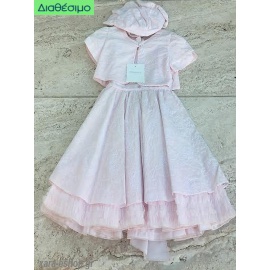 Βαπτιστικό Φόρεμα "Nora" Tricoteen 10593871546 Με Μπολερό