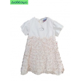 Βαπτιστικό Φόρεμα Bianco Colore 620 Μεταξωτό