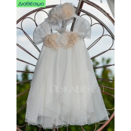 Βαπτιστικό Φόρεμα Designer's Cat (Cat In The Hat) "Nicky"   