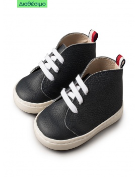 Μποτάκια Βάπτισης Για Αγόρι BABYWALKER BW 4031 Δερμάτινα Μπλε