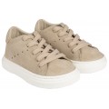 Βαπτιστικά Παπούτσια - Sneakers- BABYWALKER BW 4233 Δέρμα Suede Μπεζ