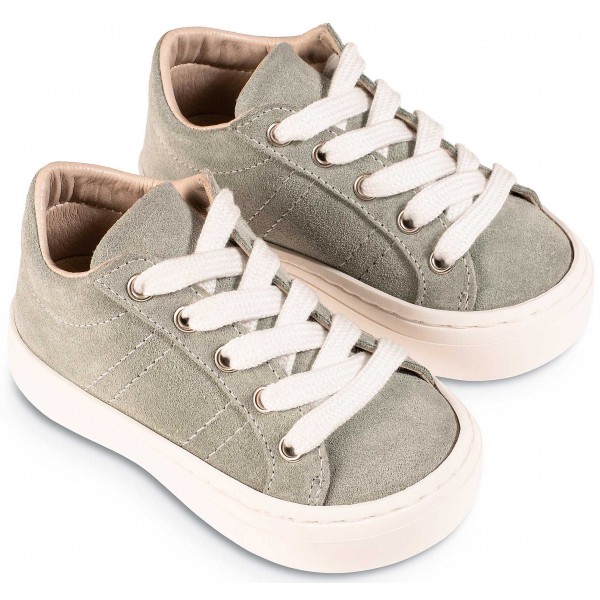 Παπούτσια Βάπτισης - Sneakers- BABYWALKER BW 4278 Δερμάτινα Suede Μέντα