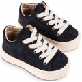 Παπούτσια Βάπτισης - Sneakers- BABYWALKER BW 4278 Δερμάτινα Suede Μπλε