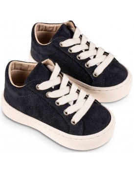 Παπούτσια Βάπτισης - Sneakers- BABYWALKER BW 4278 Δερμάτινα Suede Μπλε