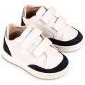 Βαπτιστικά Παπούτσια -Sneakers- BABYWALKER Δερμάτινα BW 4281 Λευκό/Μπλε/Σι΄έλ