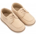 Βαπτιστικά Παπούτσια Για Αγόρι BABYWALKER BW 4308 Δερμάτινα Μπεζ