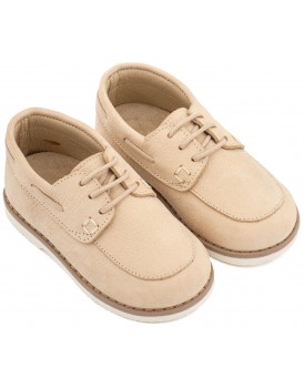 Βαπτιστικά Παπούτσια Για Αγόρι BABYWALKER BW 4308 Δερμάτινα Μπεζ
