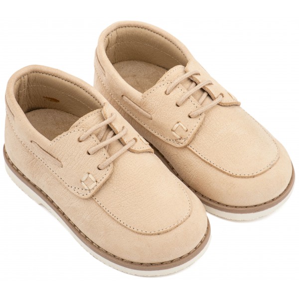 Βαπτιστικά Παπούτσια Για Αγόρι BABYWALKER BW 4308 Δερμάτινα Μπεζ