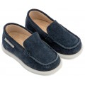 Βαπτιστικά Παπούτσια Για Αγόρι -Loafers- BABYWALKER BW 4313 Δερμάτινα Καστόρ Μπλε