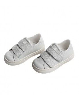 Βαπτιστικά Παπούτσια Sneakers Everkid A427A Δερμάτινα Λευκά 