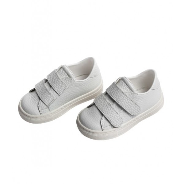 Βαπτιστικά Παπούτσια Sneakers Everkid A427A Δερμάτινα Λευκά