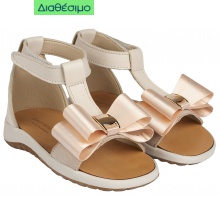  Βαπτιστικά Πέδιλα Για Κορίτσι Babywalker BS 3547 Δερμάτινα Εκρού