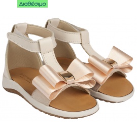  Βαπτιστικά Πέδιλα Για Κορίτσι Babywalker BS 3547 Δερμάτινα Εκρού