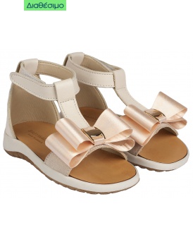  Βαπτιστικά Πέδιλα Για Κορίτσι Babywalker BS 3547 Δερμάτινα Εκρού