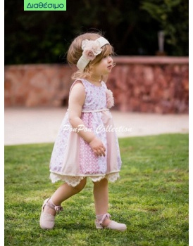 Βαπτιστικό Φόρεμα Designer's Cat (Cat In The Hat) "Tiana" 