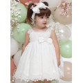 Βαπτιστικό Φόρεμα Mi Chiamo Κ4719-Ι Βαμβακερό Ivory (Εκρού)
