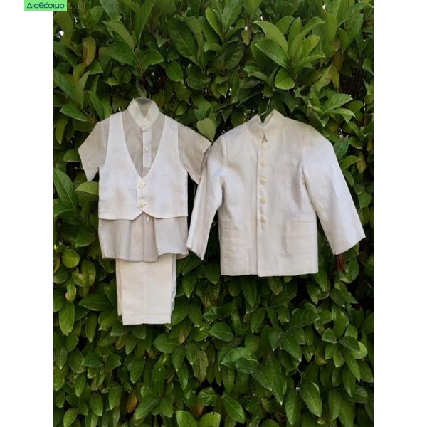 Κουστουμάκι Βάπτισης Λινό Ολοκληρωμένο 2029