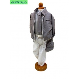 Κουστουμάκι Βάπτισης Με Μπουφάν Makis Tselios 131