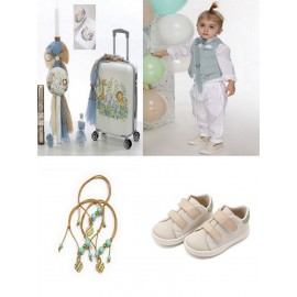 Βαπτιστικό Πακέτο "Ζώα Του Δάσους" 2117/B Με Βαλίτσα