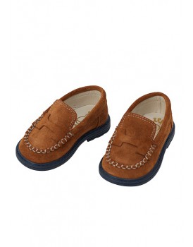 Χειμερινά Παπούτσια Βάπτισης Για Αγόρι EverKid EV100T Καστόρ Ταμπά