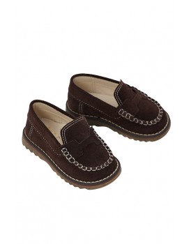 Χειμερινά Παπούτσια Βάπτισης Για Αγόρι EverKid EV100K Καστόρ Καφέ